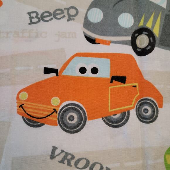 Cotton Fabric Cars Cartoon Print Fabric 21x42" Kids Quilting Sewing Crafts - Picture 8 of 9